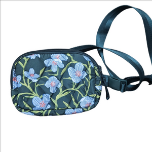 Vera Bradley Green Floral Quilted Bag